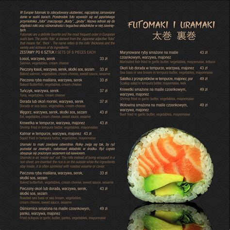 mijuba menu|Menu at Mijuba Sushi Bar, Katowice